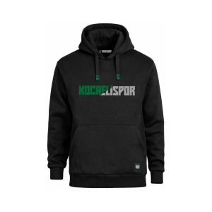 Kocaelispor 25/26 Lisanslı Çocuk Kapüşonlu Sweatshirt Siyah - Kocaelispor