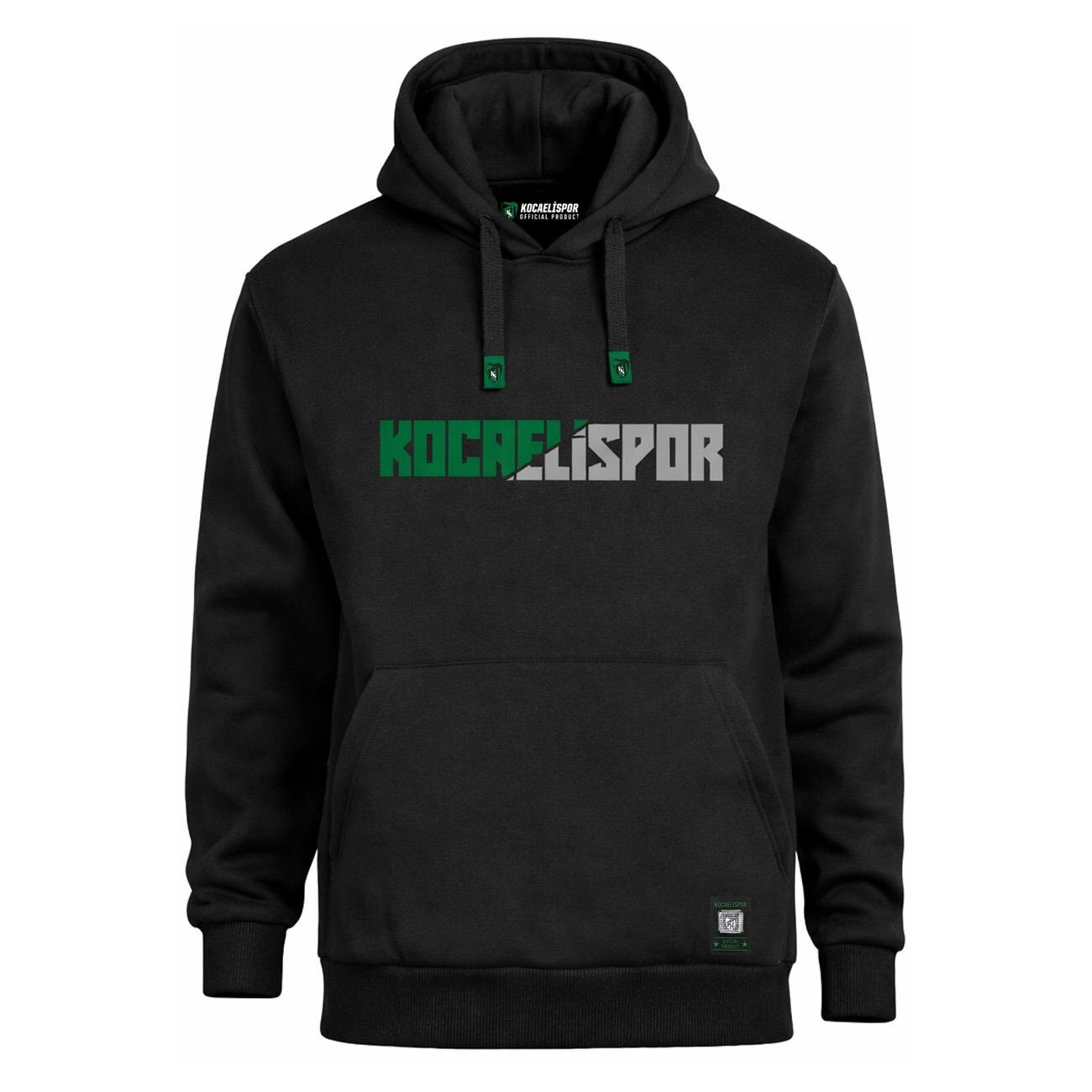Kocaelispor 25/26 Lisanslı Kapüşonlu Sweatshirt Siyah - 1