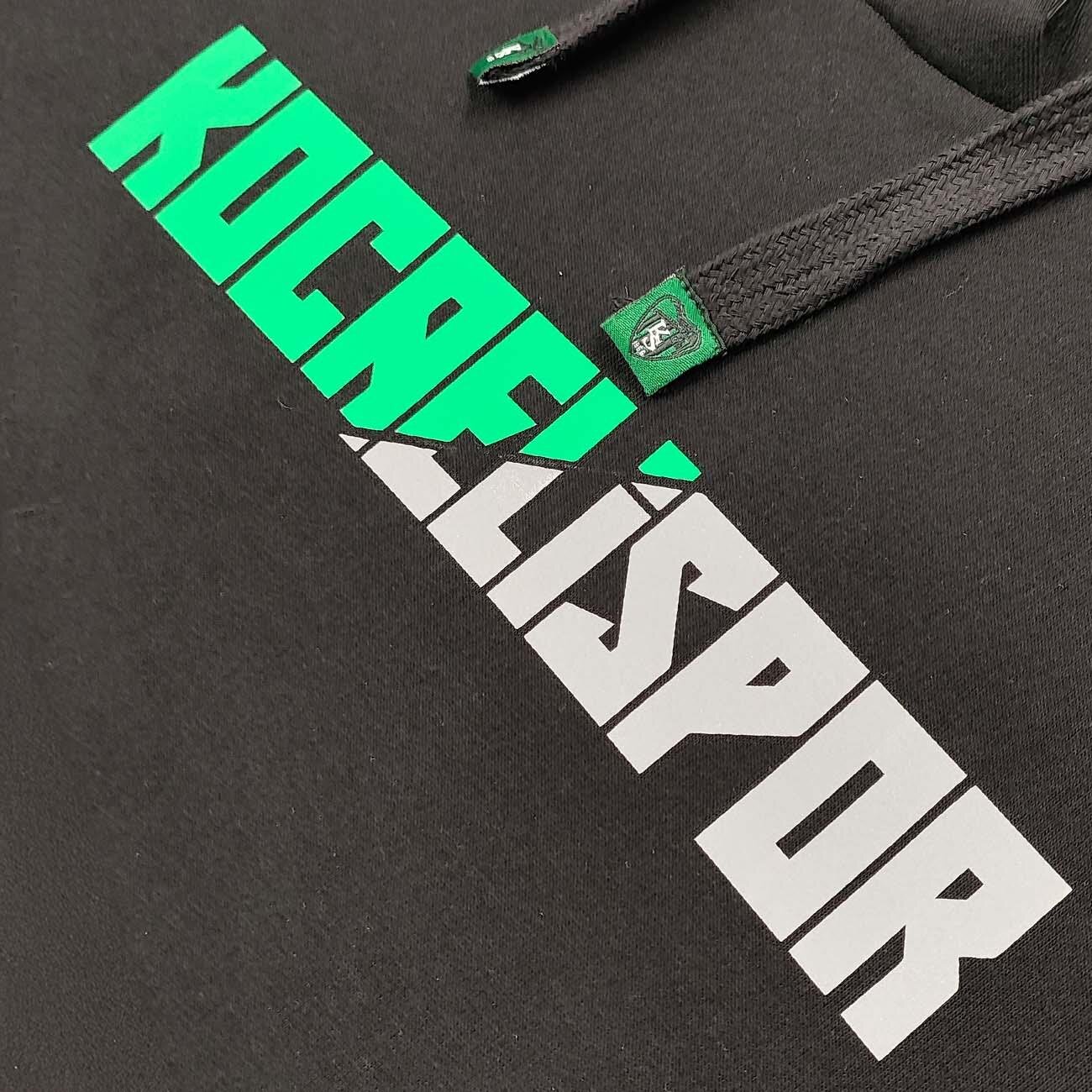 Kocaelispor 25/26 Lisanslı Kapüşonlu Sweatshirt Siyah - 3