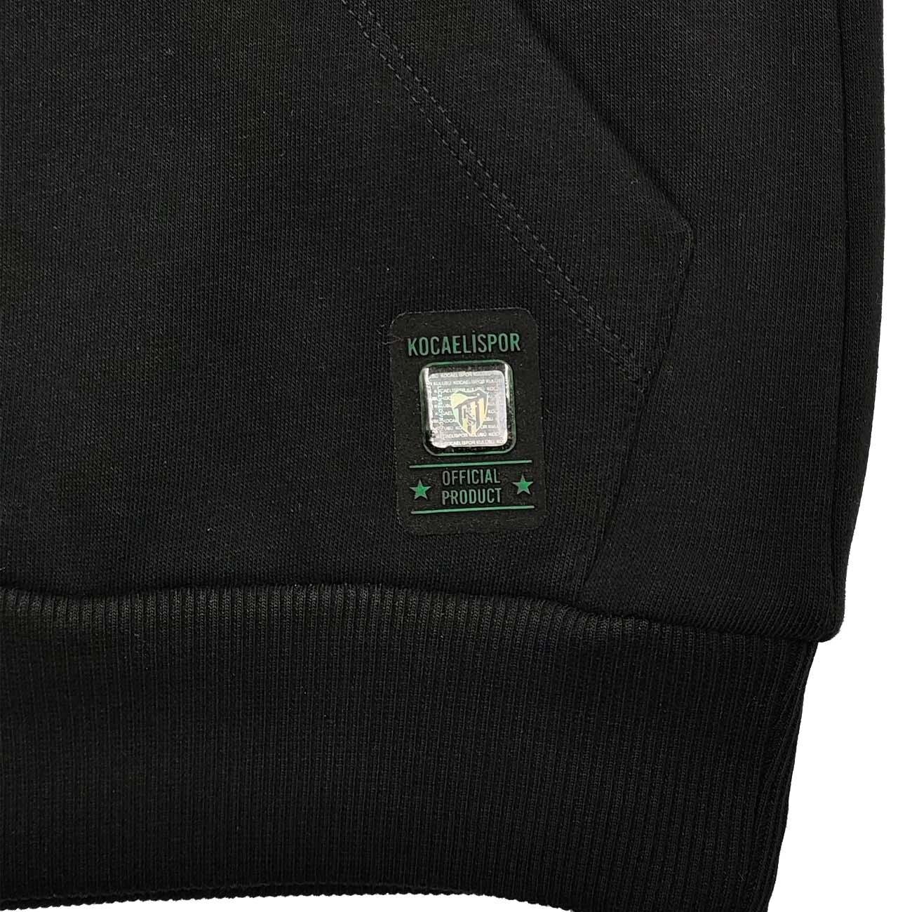 Kocaelispor 25/26 Lisanslı Kapüşonlu Sweatshirt Siyah - 4