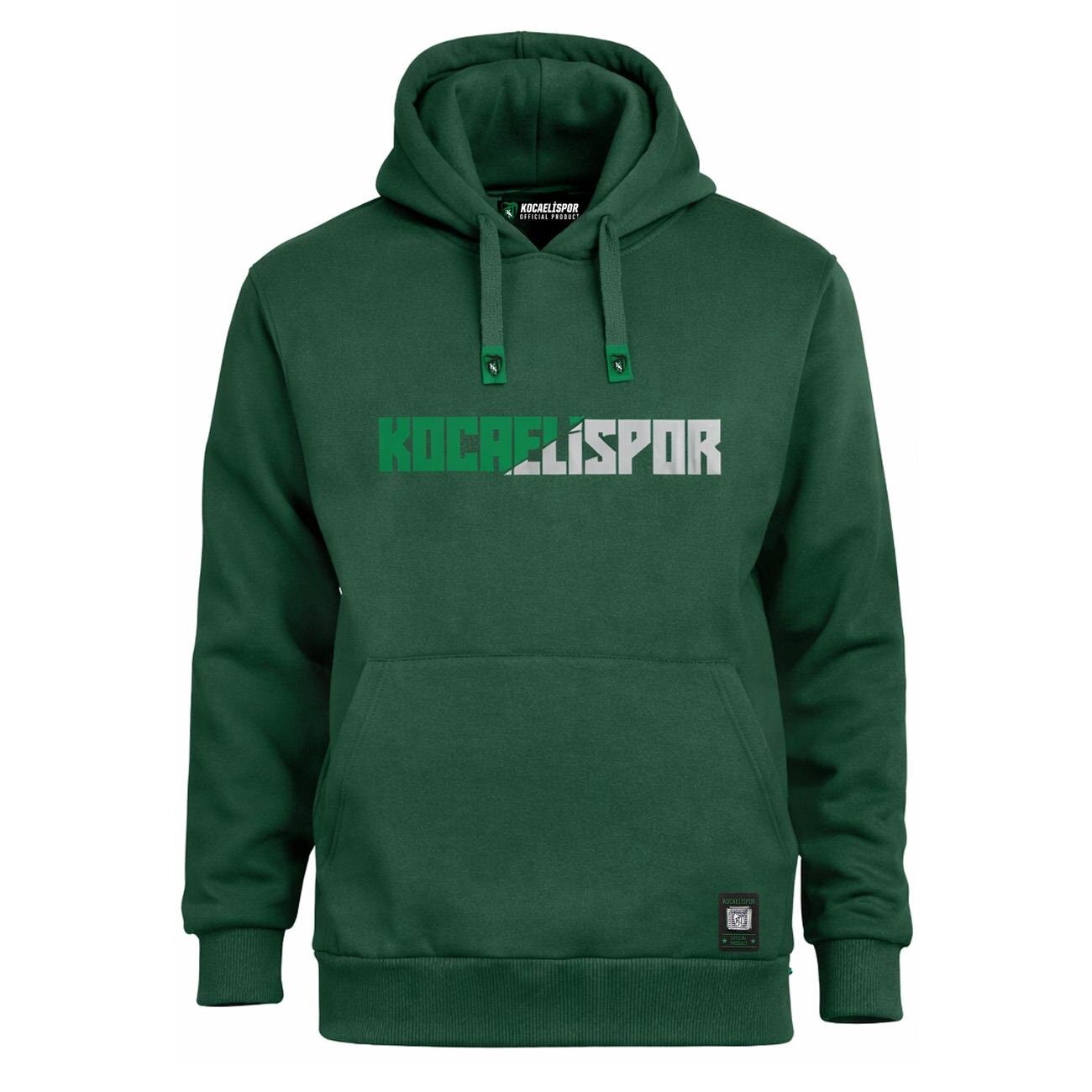 Kocaelispor 25/26 Lisanslı Kapüşonlu Sweatshirt Yeşil - 1