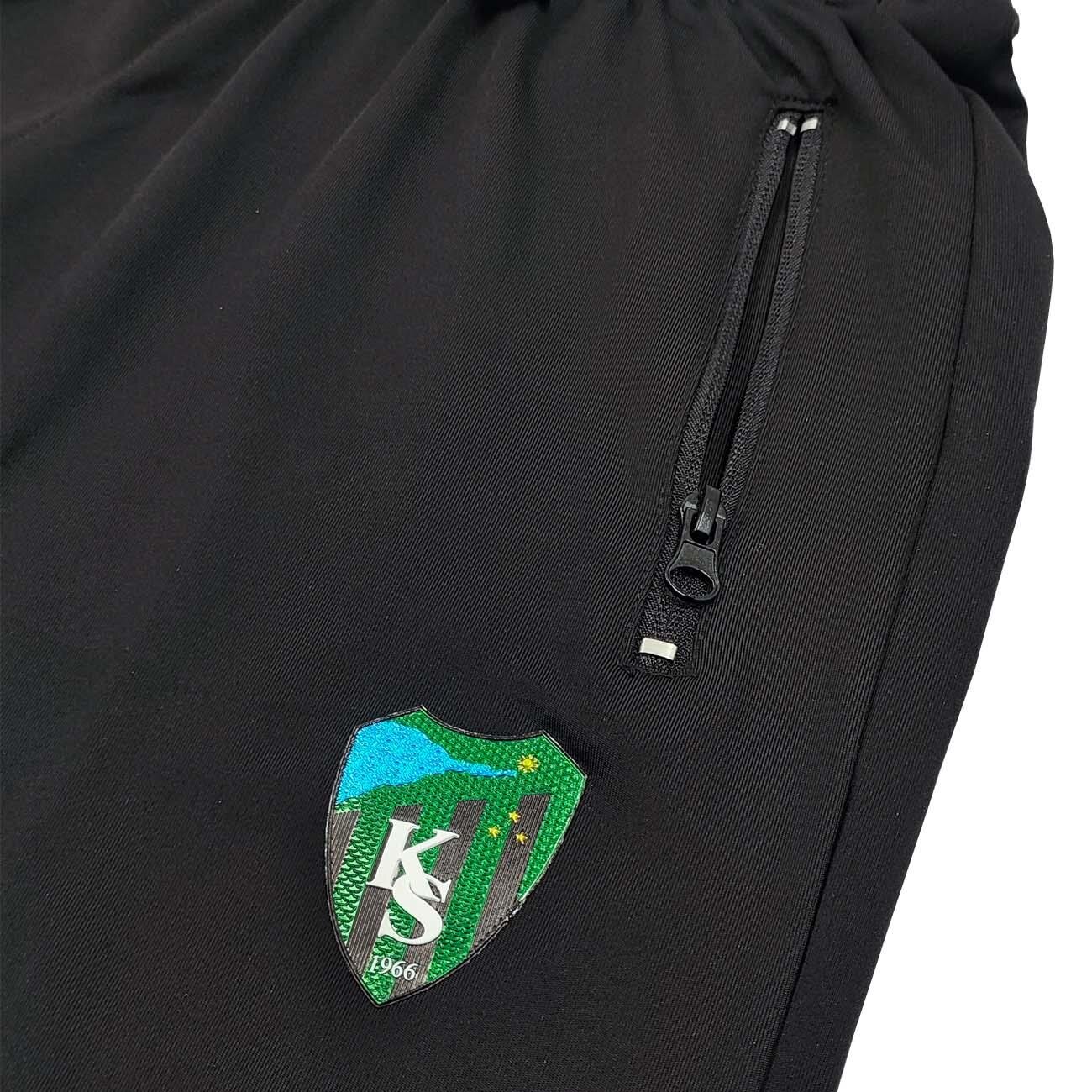 Kocaelispor 25/26 Lisanslı Likra Polyester Eşofman Alt Siyah - 2