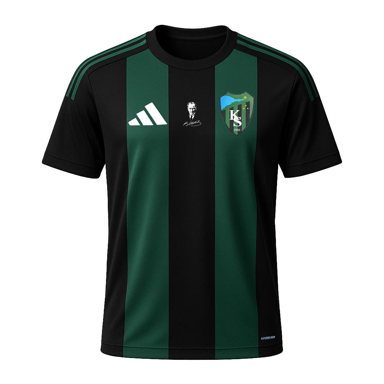 Kocaelispor Adidas 25/26 Sezonu 10 Kasım Özel Forma Çubuklu - 1