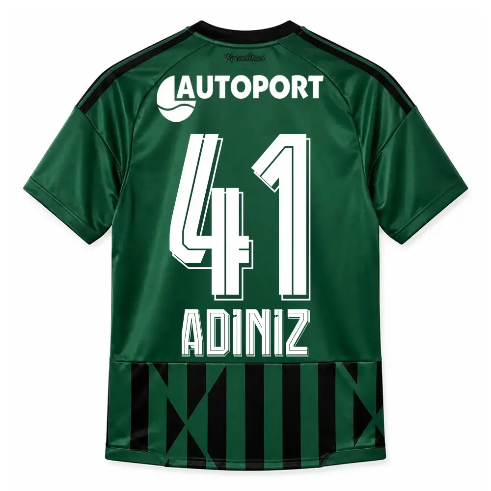 Kocaelispor Adidas 26/27 Sezonu Nikomedia Forma Yeşil-Siyah - 4