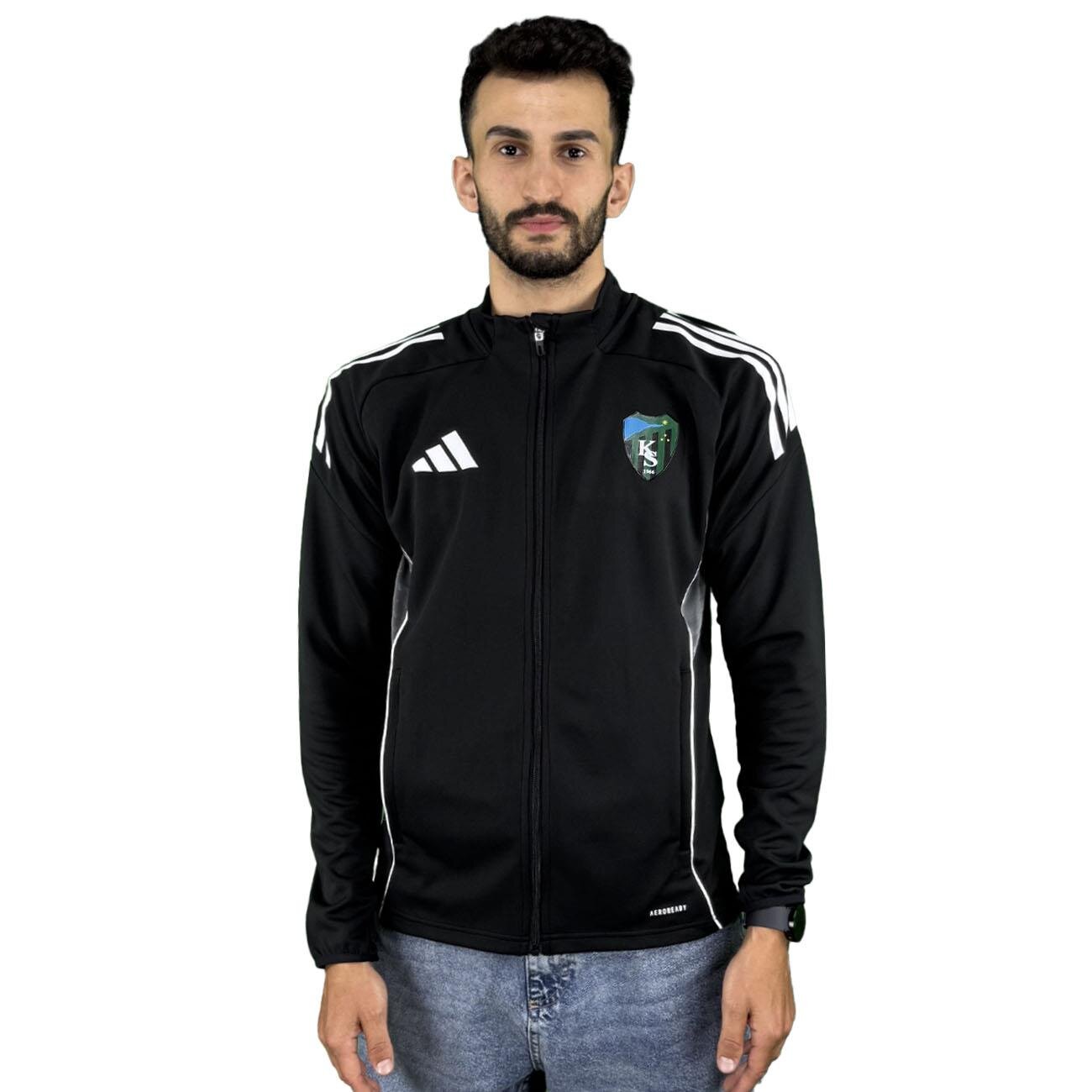 Kocaelispor Adidas IW0408 Tiro25c Kamp Eşofman Üstü Siyah-Beyaz - 4