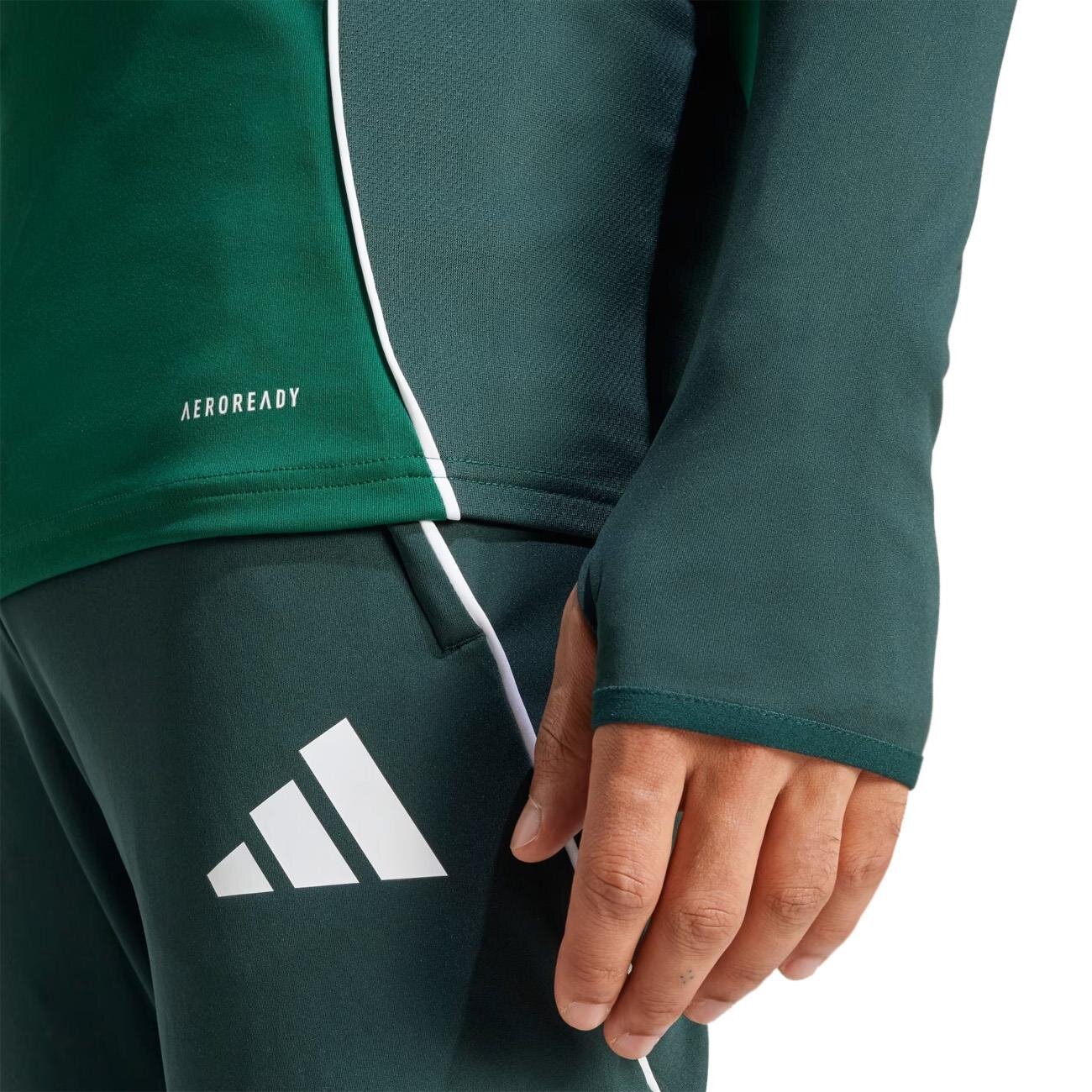 Kocaelispor Adidas JI8938 Antrenman Eşofman Üstü Yeşil-Siyah - 3