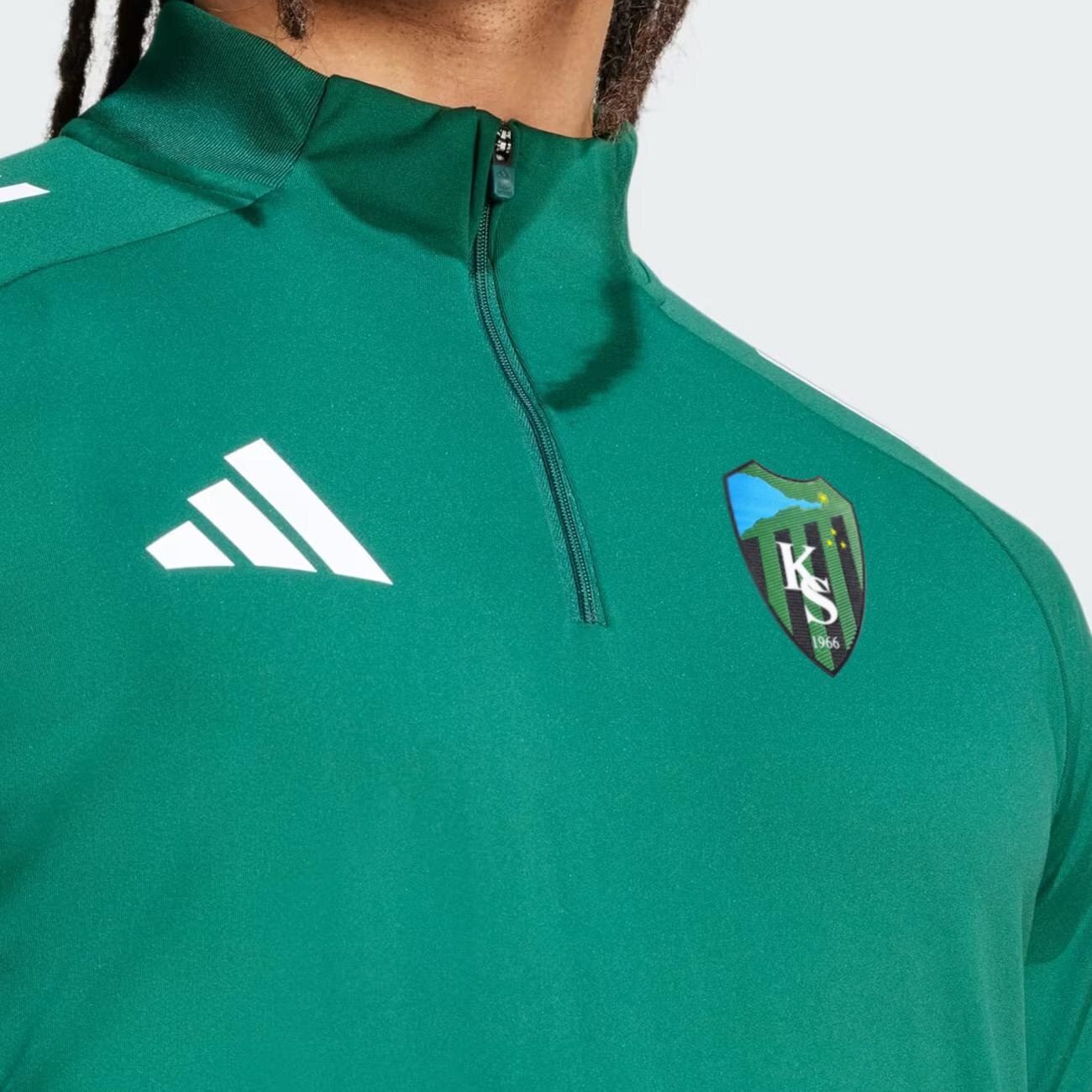 Kocaelispor Adidas JI8938 Antrenman Eşofman Üstü Yeşil-Siyah - 4