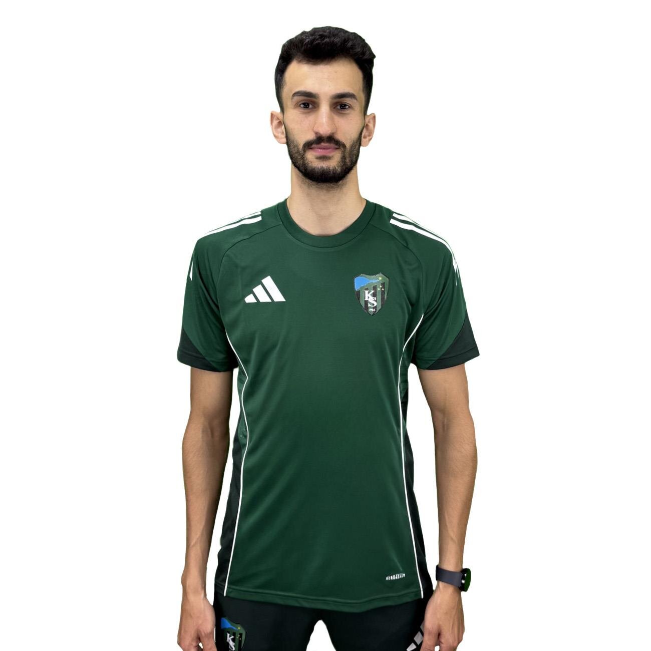 Kocaelispor Adidas JI8942 Antrenman Tişört Yeşil-Siyah - 3