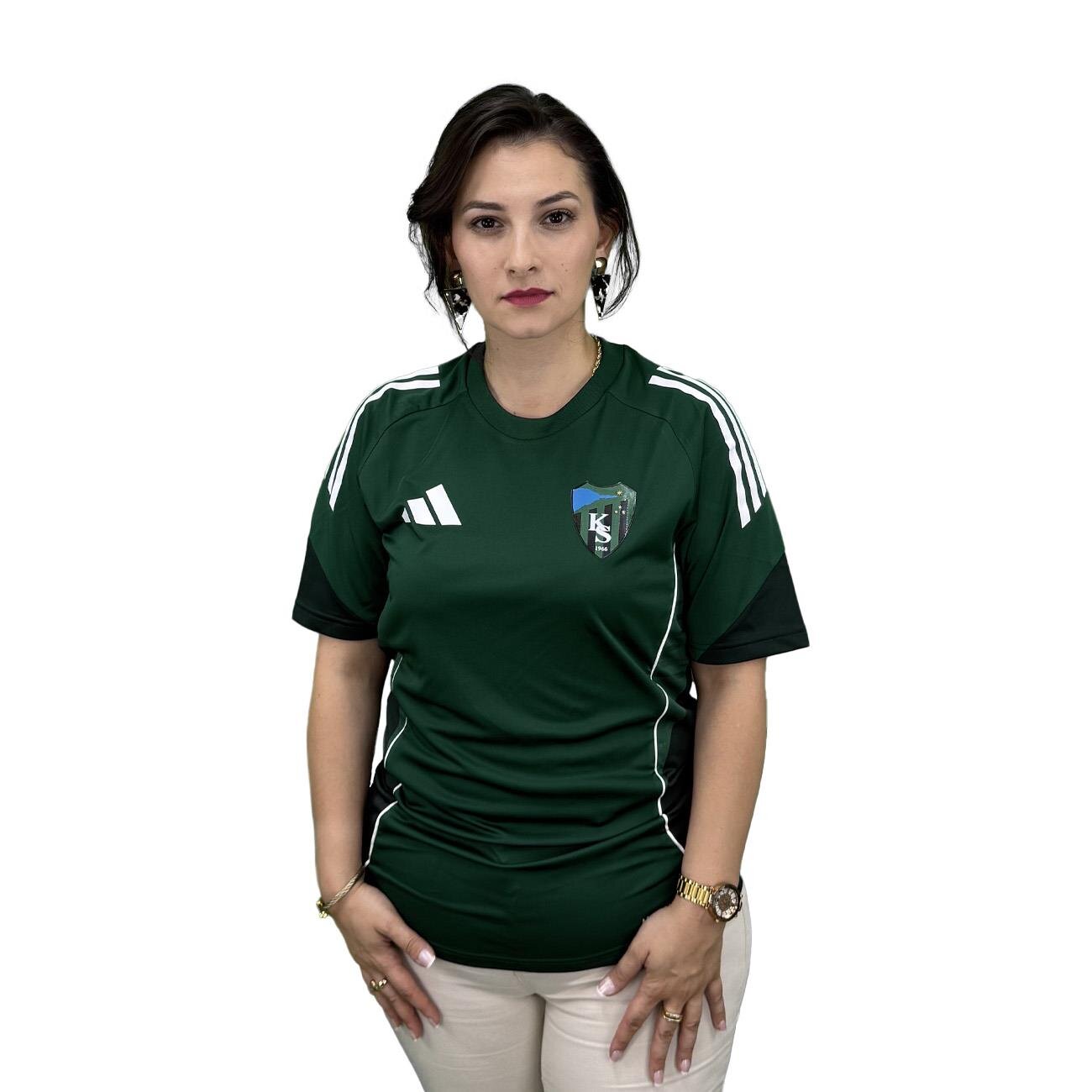Kocaelispor Adidas JI8942 Antrenman Tişört Yeşil-Siyah - 5