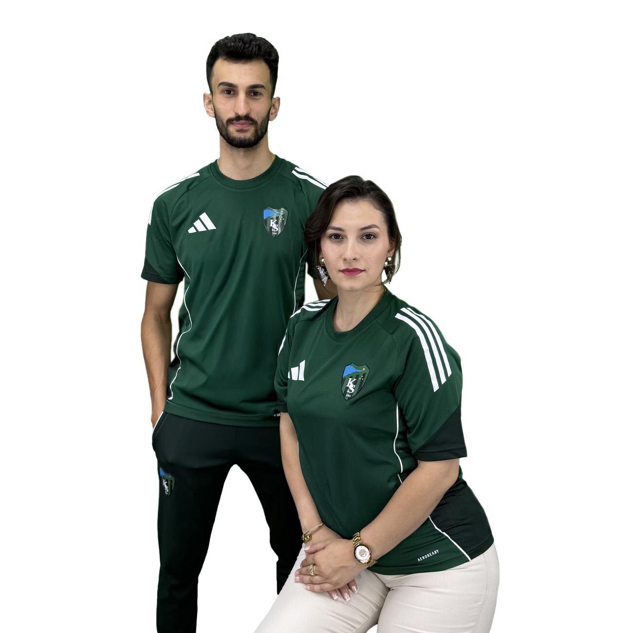 Kocaelispor Adidas JI8942 Antrenman Tişört Yeşil-Siyah - 6