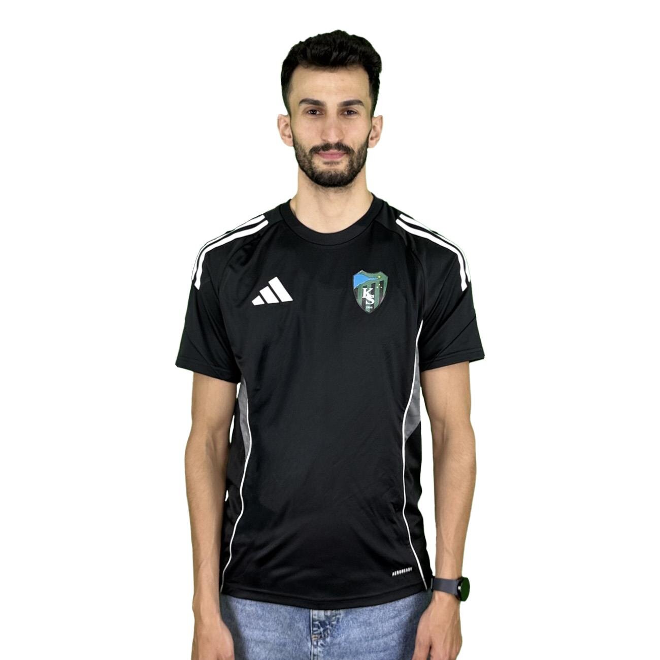 Kocaelispor Adidas JJ1518 Antrenman Tişört Siyah-Beyaz - 3