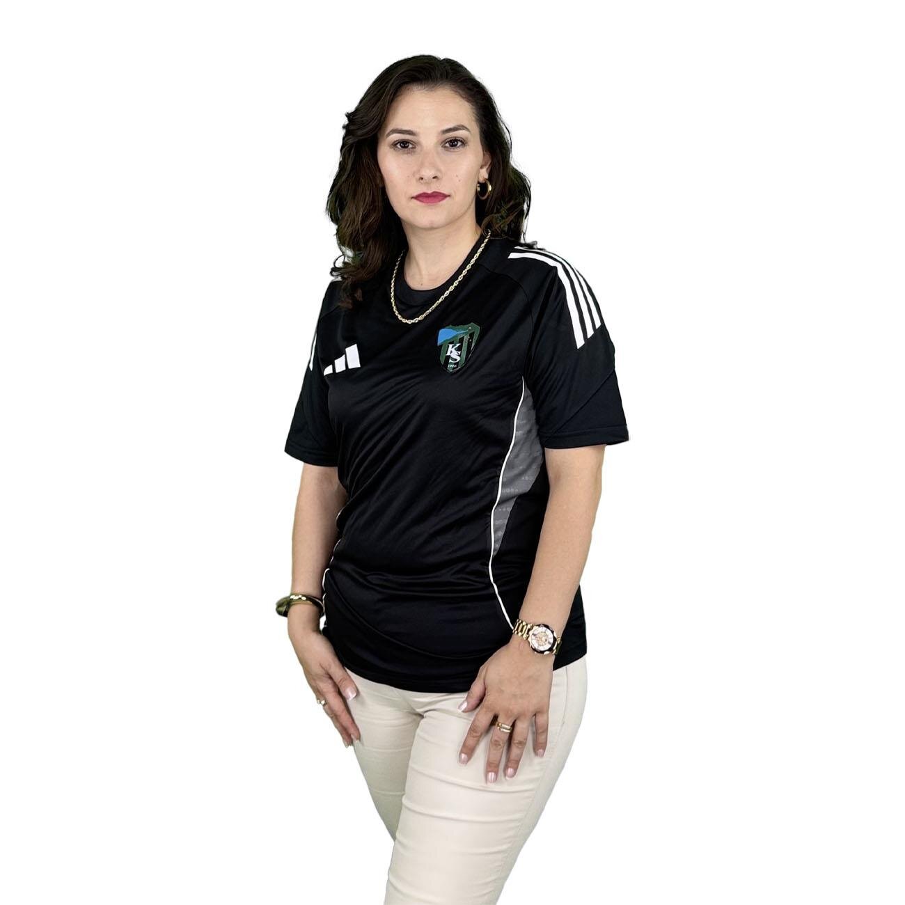 Kocaelispor Adidas JJ1518 Antrenman Tişört Siyah-Beyaz - 6