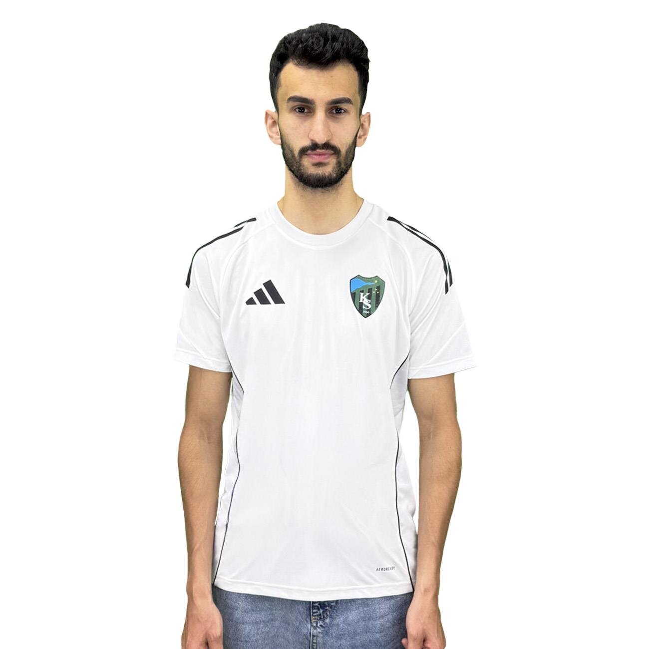 Kocaelispor Adidas JJ1519 Antrenman Tişört Beyaz - 4