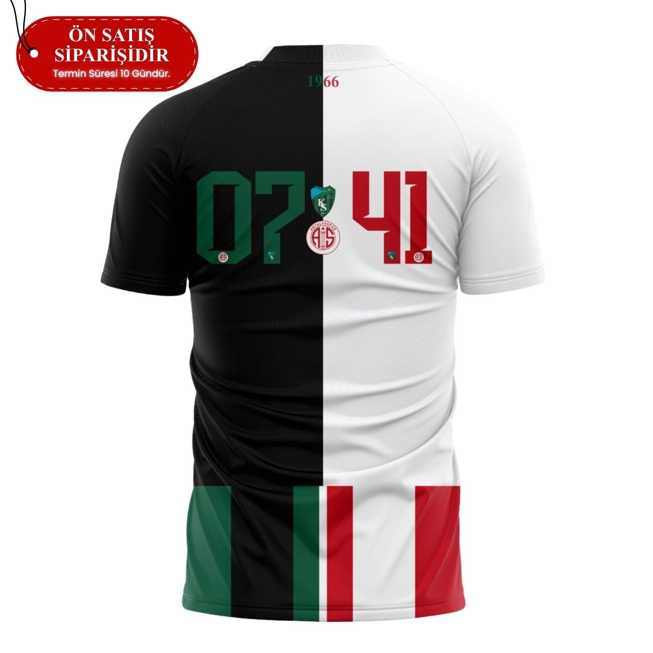 Kocaelispor-Antalyaspor 25/26 Sezonu Kardeşlik Forması Yeşil-Kırmızı - 2