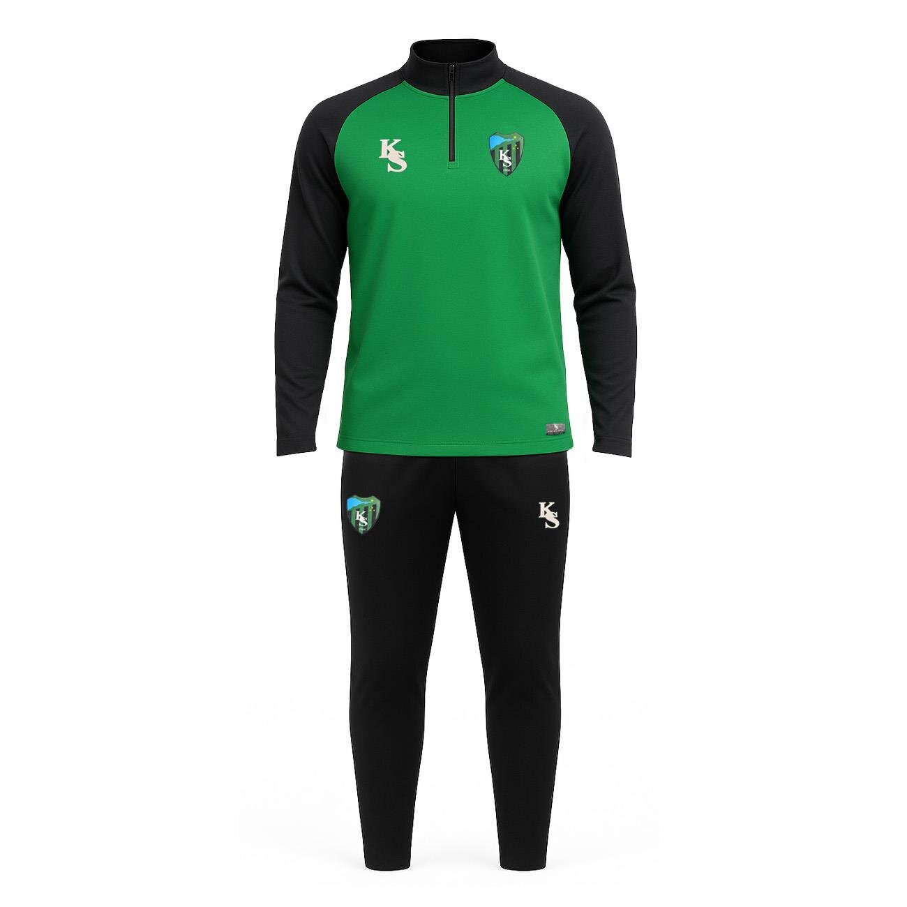 Kocaelispor Ks Antrenman Eşofman Takımı Yeşil-Siyah - 2