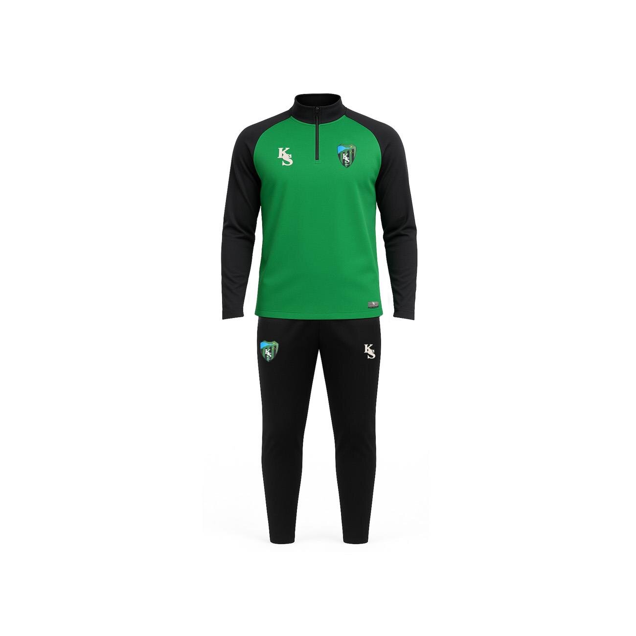 Kocaelispor Ks Çocuk Antrenman Eşofman Takımı Yeşil-Siyah - 1
