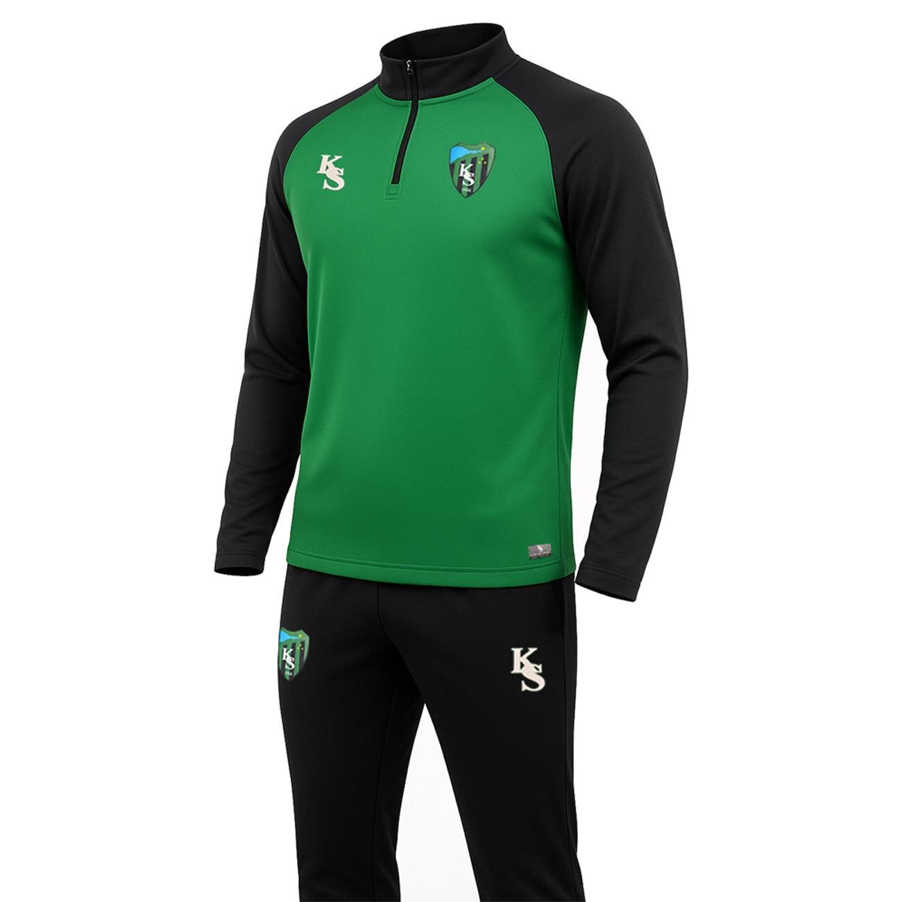 Kocaelispor Ks Çocuk Antrenman Eşofman Takımı Yeşil-Siyah - 3