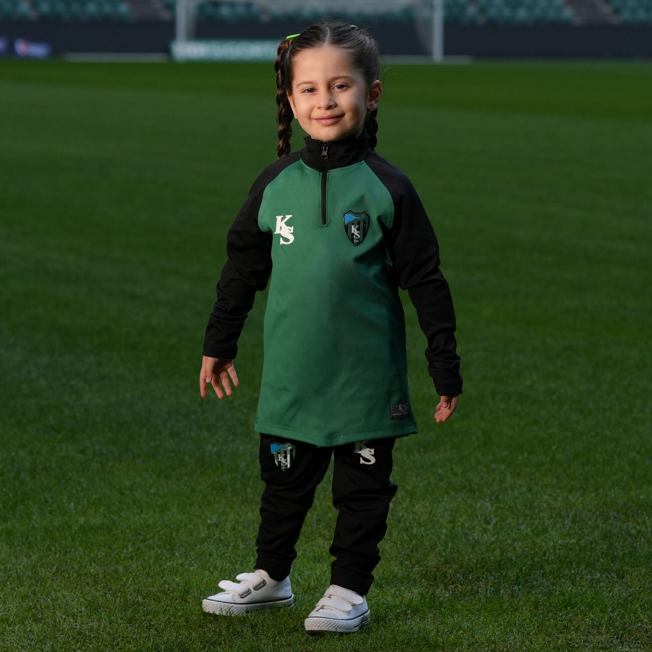 Kocaelispor Ks Çocuk Antrenman Eşofman Takımı Yeşil-Siyah - 7