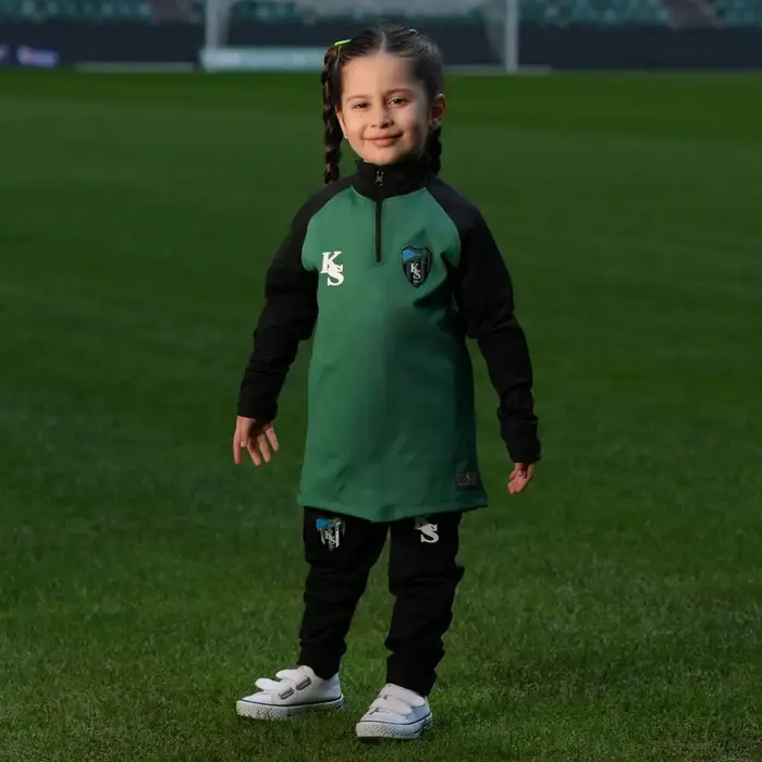 Kocaelispor Ks Çocuk Antrenman Eşofman Takımı Yeşil-Siyah - 6