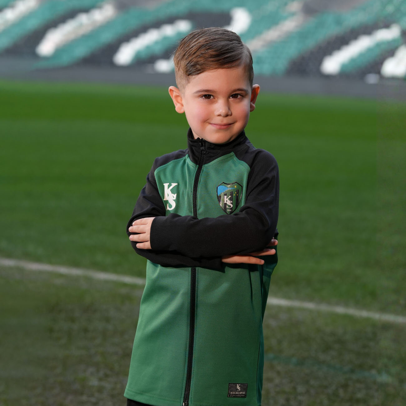 Kocaelispor Ks Çocuk Kamp Eşofman Takımı Yeşil-Siyah - 7