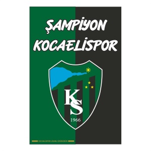 Kocaelispor Lisanslı 100x150 Balkon Bayrak Parçalı 