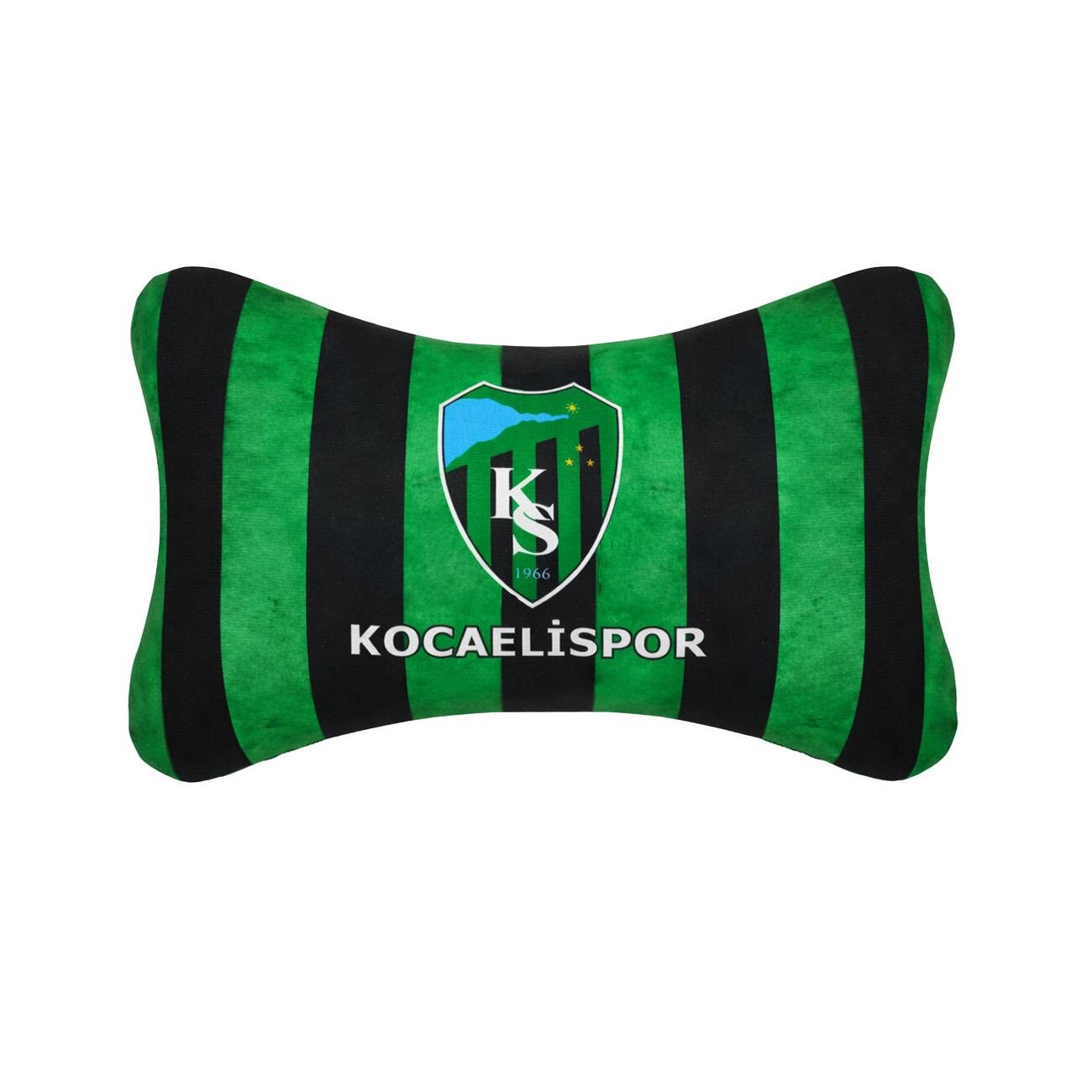 Kocaelispor Lisanslı 2'li Oto Yastığı Yeşil-Siyah - 2
