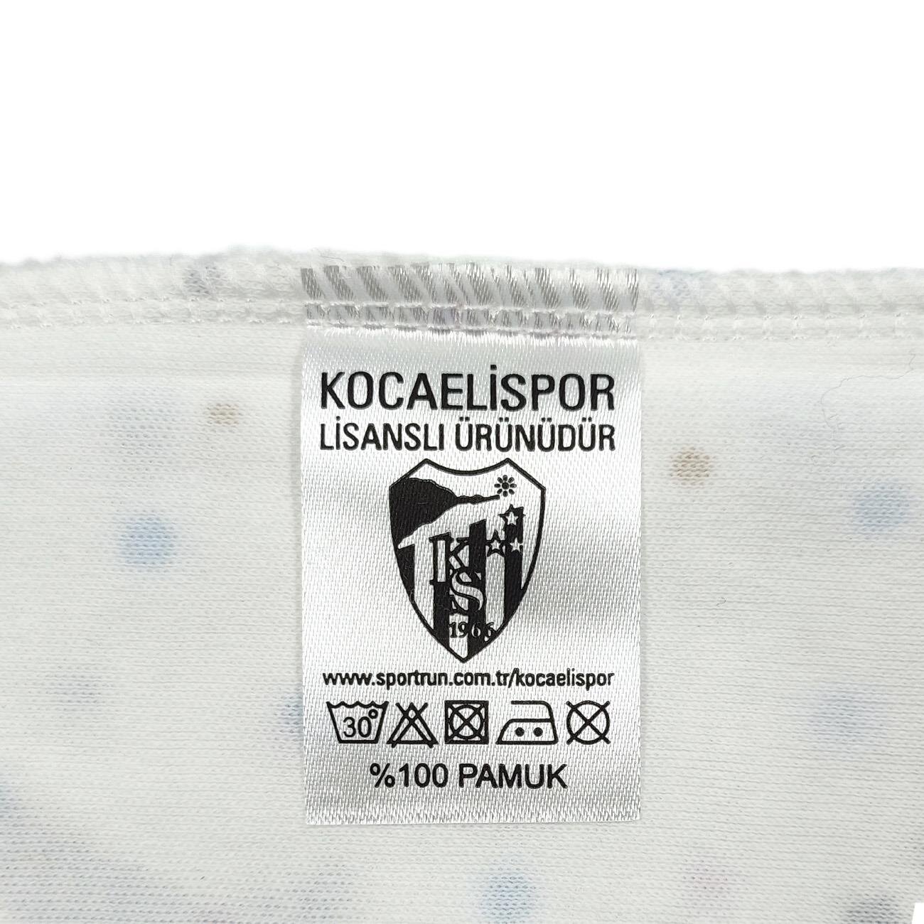 Kocaelispor Lisanslı 3'Lü Zıbın Set Beyaz - 7