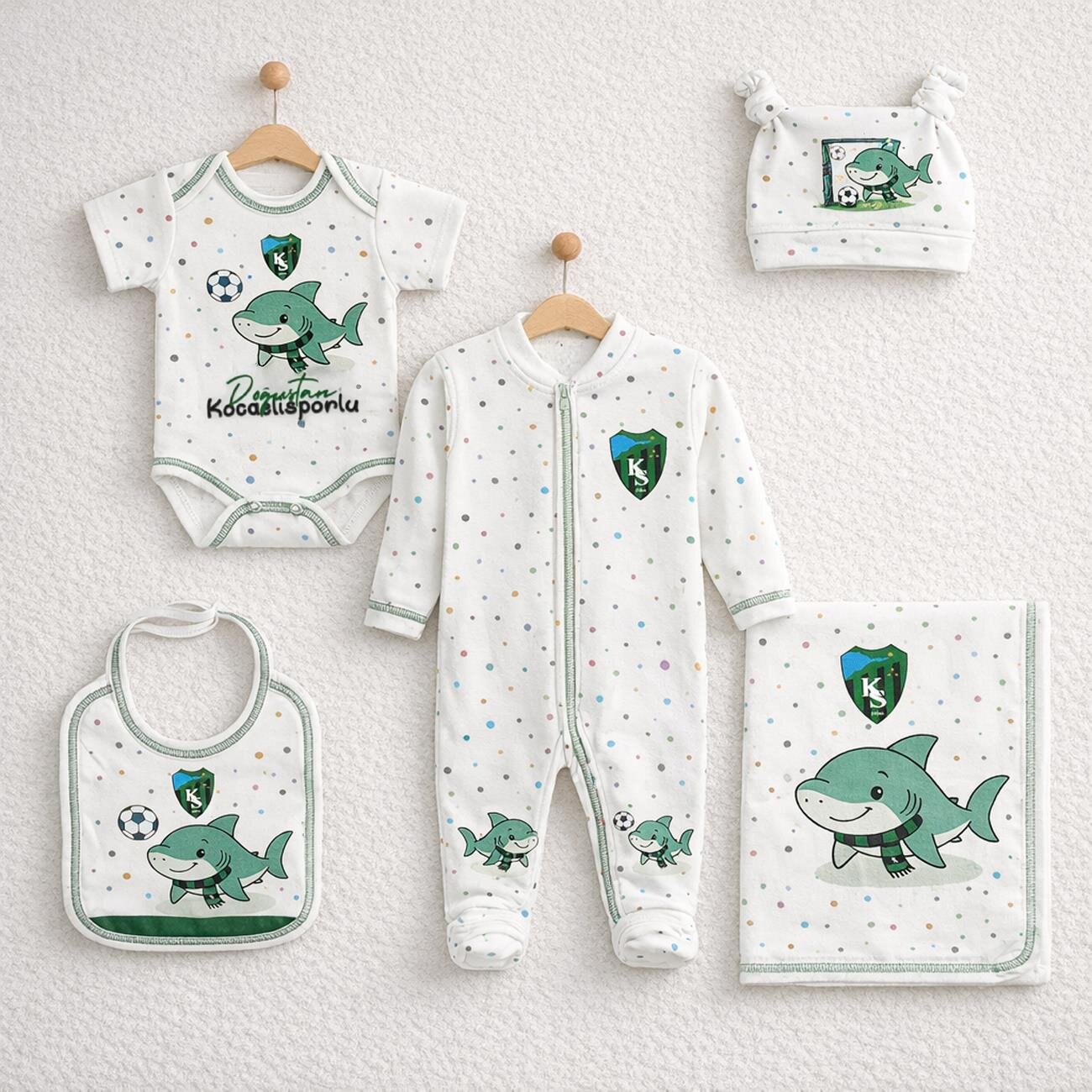 Kocaelispor Lisanslı 5'Li Hastane Çıkışı Beyaz - 1