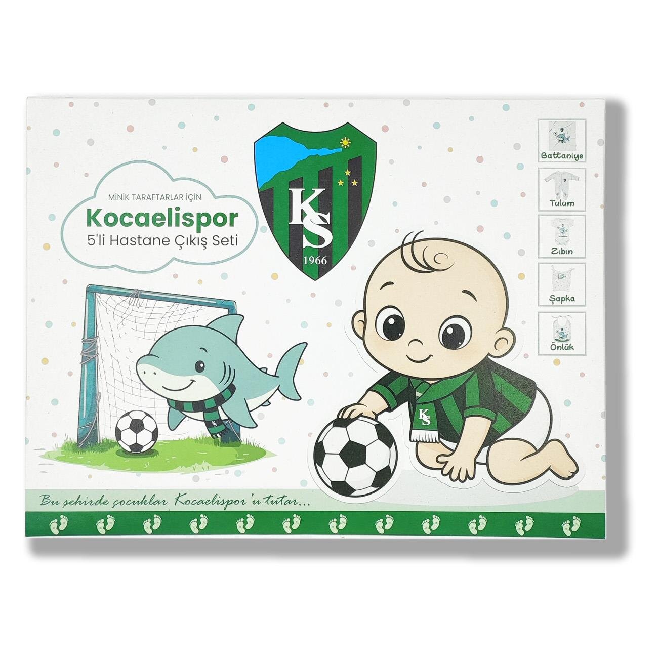 Kocaelispor Lisanslı 5'Li Hastane Çıkışı Beyaz - 8