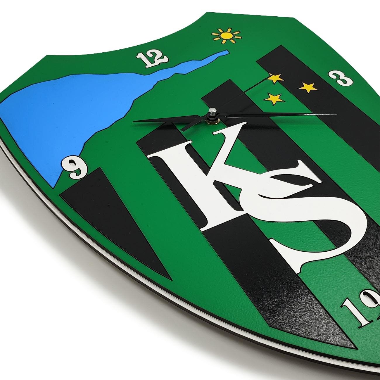 Kocaelispor Lisanslı Logo Duvar Saati Yeşil-Siyah - 3