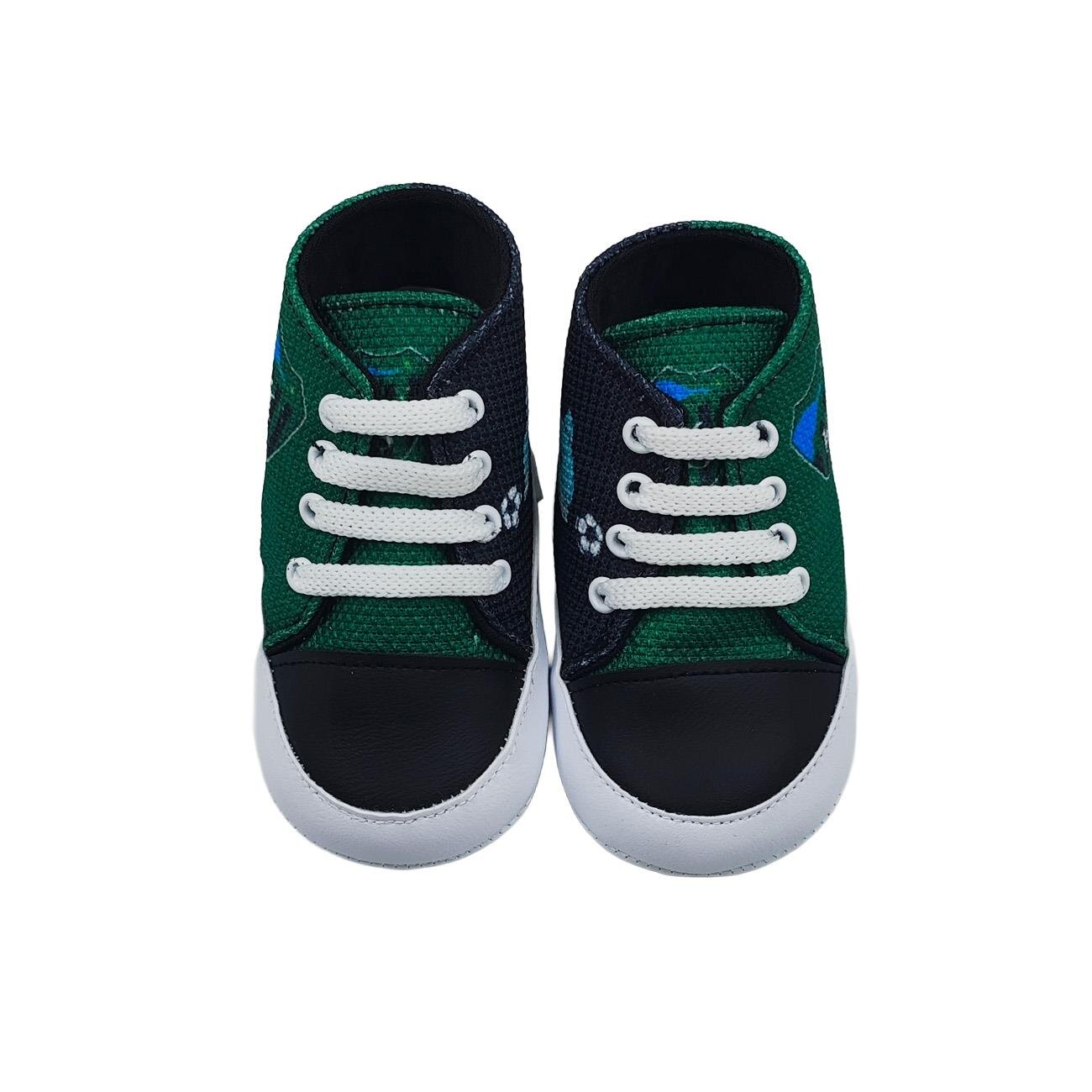Kocaelispor Lisanslı Bebek Patik Yeşil-Siyah - 1