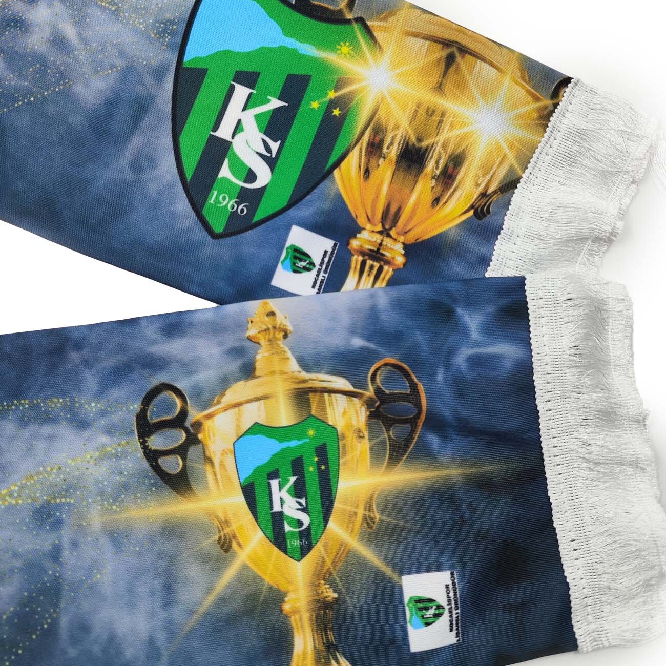 Kocaelispor Lisanslı Bu Sene Şal Atkı Yeşil-Siyah - 4