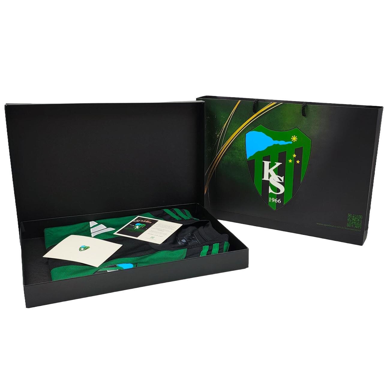 Kocaelispor Lisanslı Çantalı Hediye Kutusu Yeşil-Siyah - 1