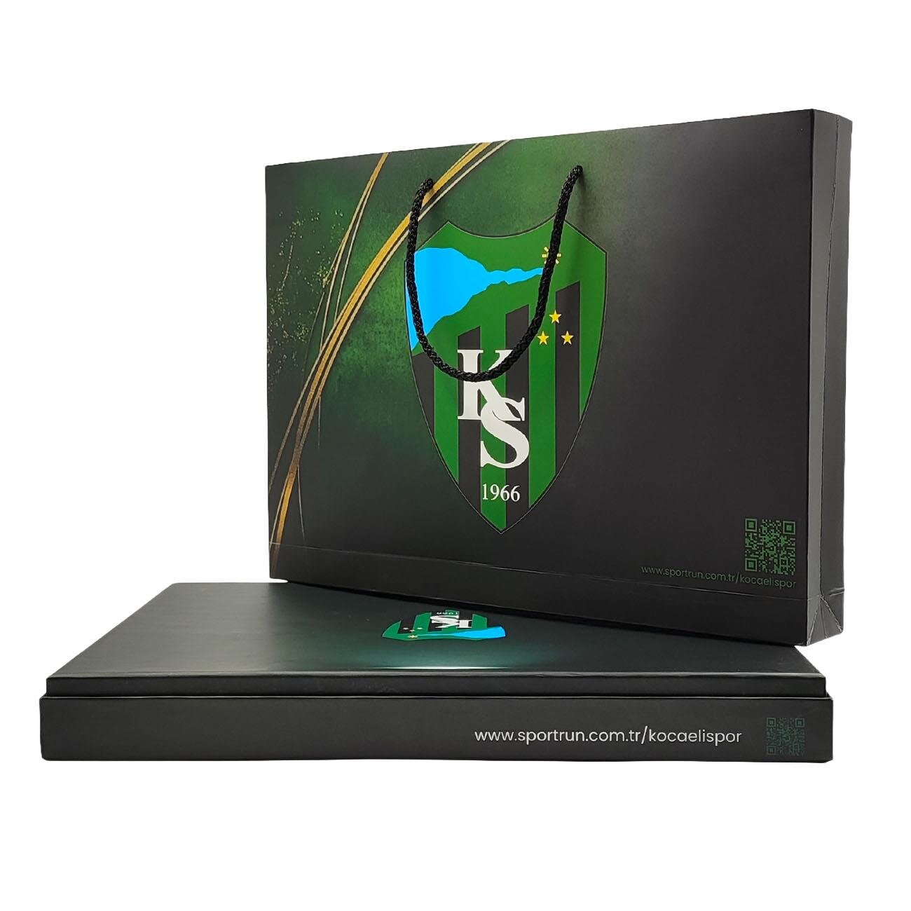 Kocaelispor Lisanslı Çantalı Hediye Kutusu Yeşil-Siyah - 4