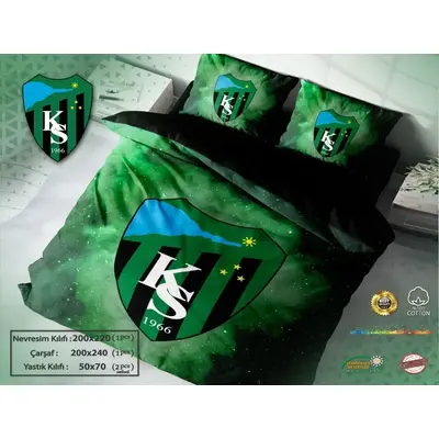 Kocaelispor Lisanslı Çift Kişilik Nevresim Takımı 