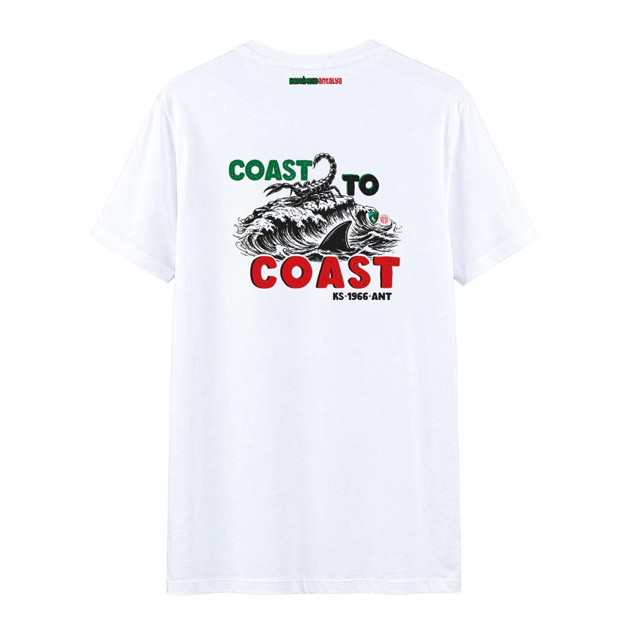 Kocaelispor Lisanslı Coast T-Shirt Beyaz - 2