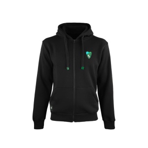 Kocaelispor Lisanslı Çocuk Fermuarlı Kapüşonlu Sweat Siyah - Kocaelispor