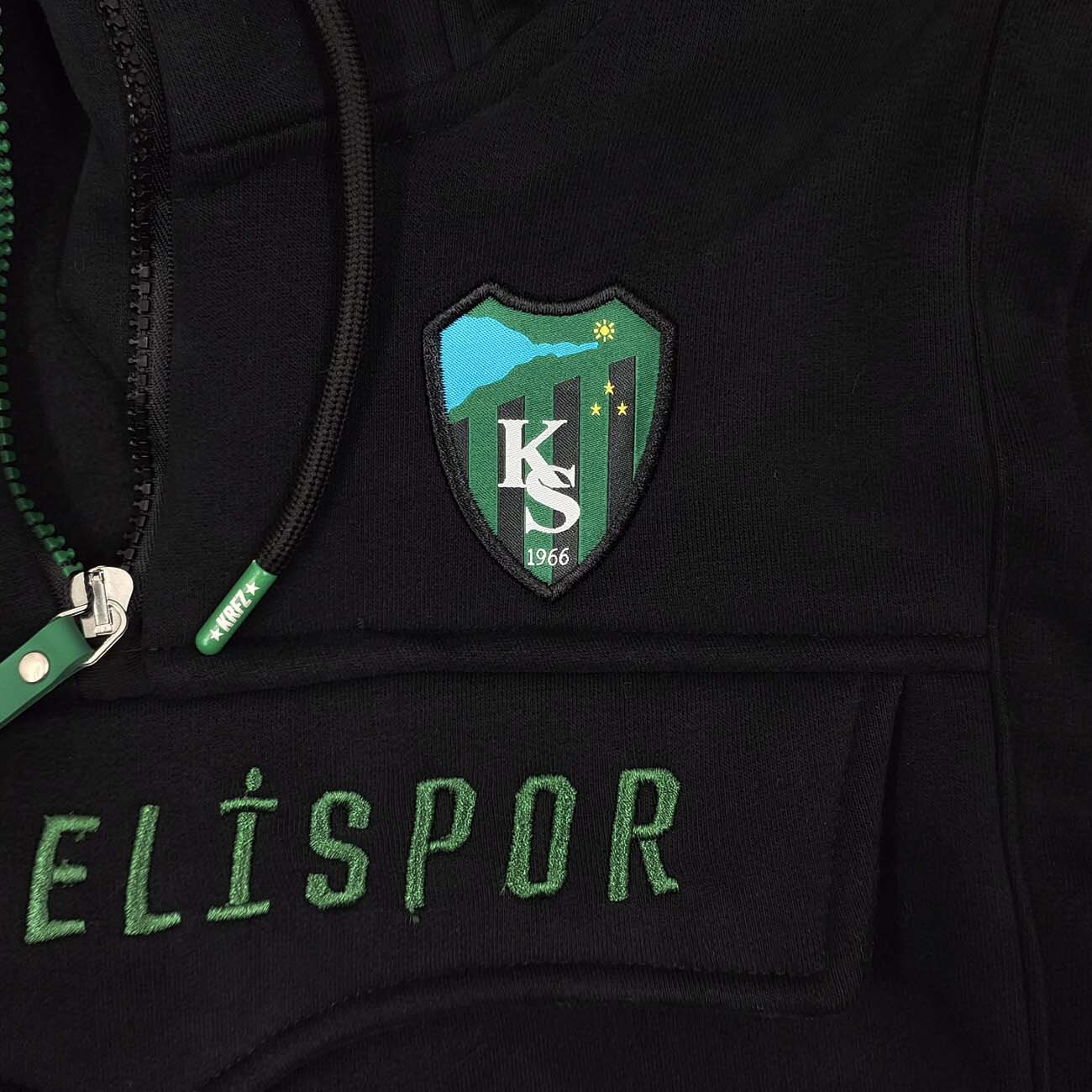 Kocaelispor Lisanslı Çocuk Kanguru Sweatshirt Siyah - 6