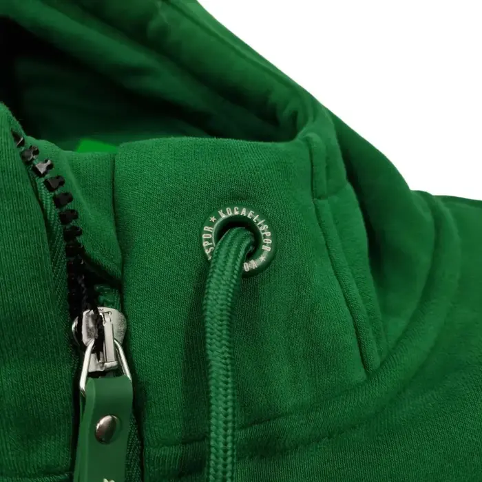 Kocaelispor Lisanslı Çocuk Kanguru Sweatshirt Yeşil - 7