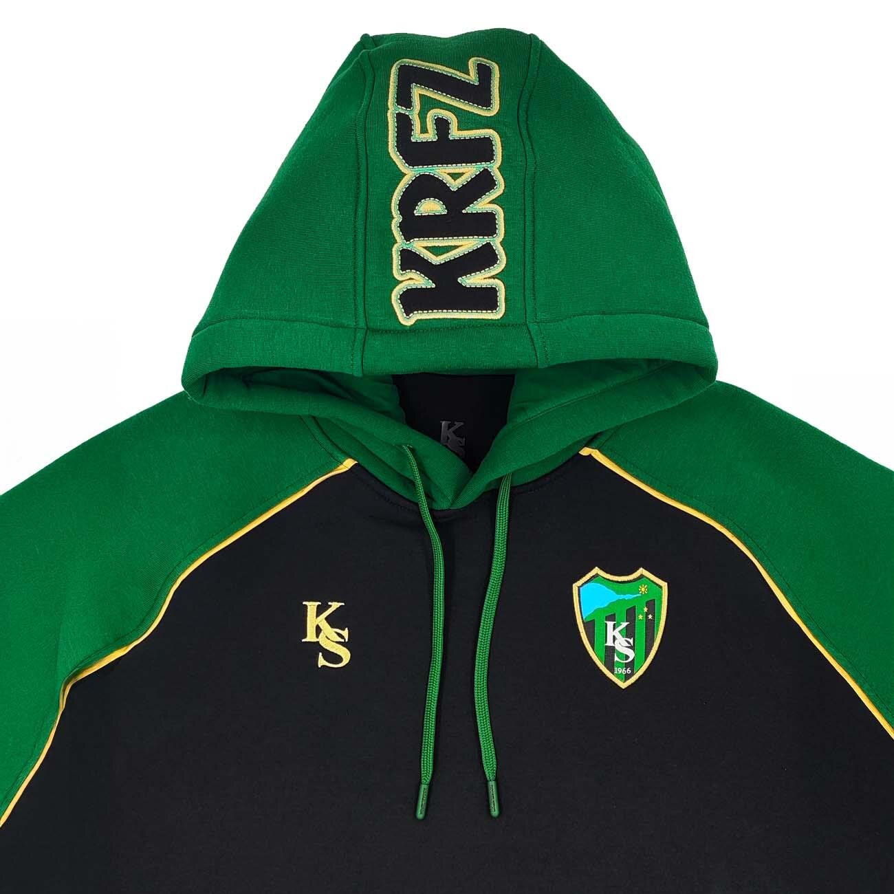 Kocaelispor Lisanslı Çocuk Kapüşonlu Sweatshirt Siyah - 3