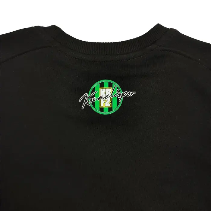 Kocaelispor Lisanslı Çocuk Sıfır Yaka Sweatshirt Siyah - 6