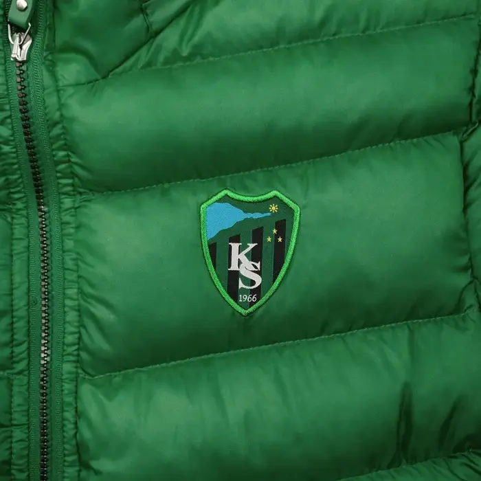Kocaelispor Lisanslı Çocuk Şişme Mont Yeşil - 5