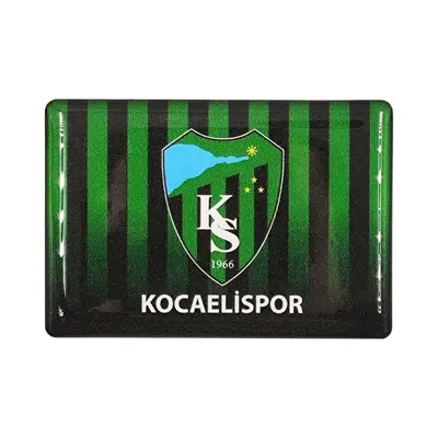 Kocaelispor Lisanslı Dikdörtgen Magnet Çubuklu Beyaz - Kocaelispor