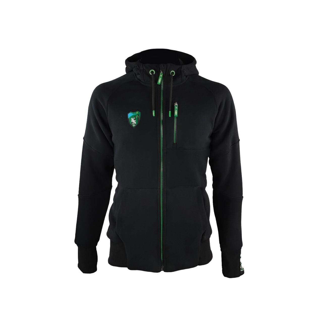 Kocaelispor Lisanslı Fermuarlı Çocuk Sweatshirt Siyah - 1