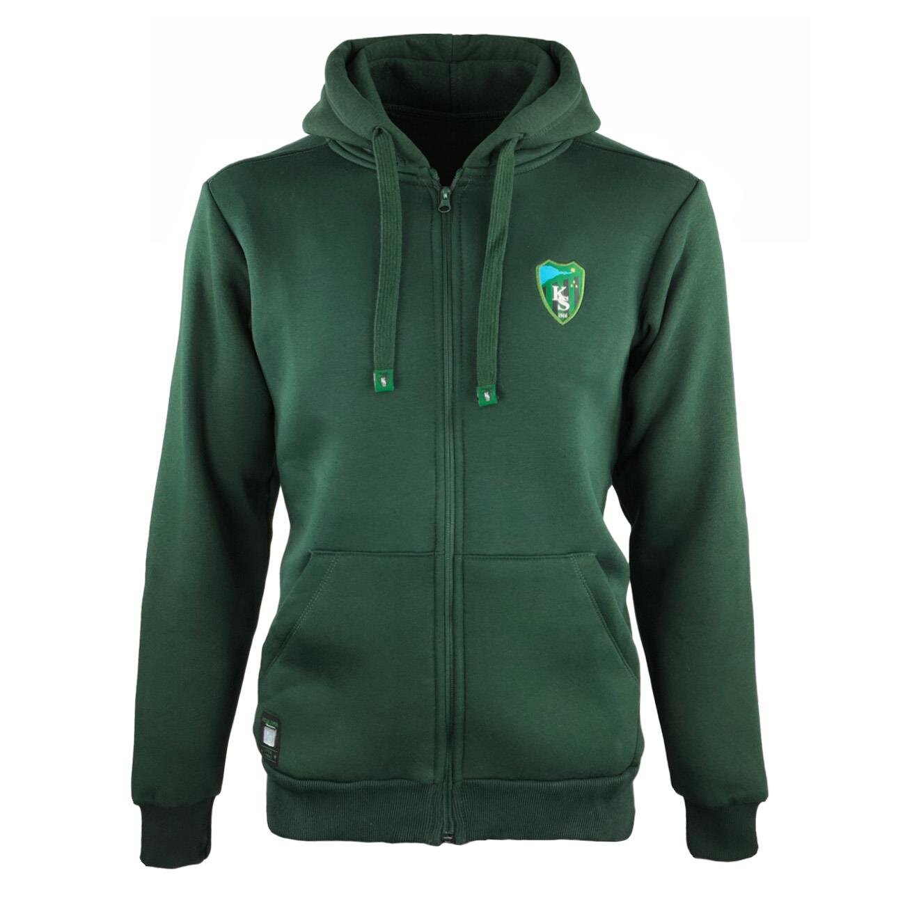 Kocaelispor Lisanslı Fermuarlı Kapüşonlu Sweat Yeşil - 1