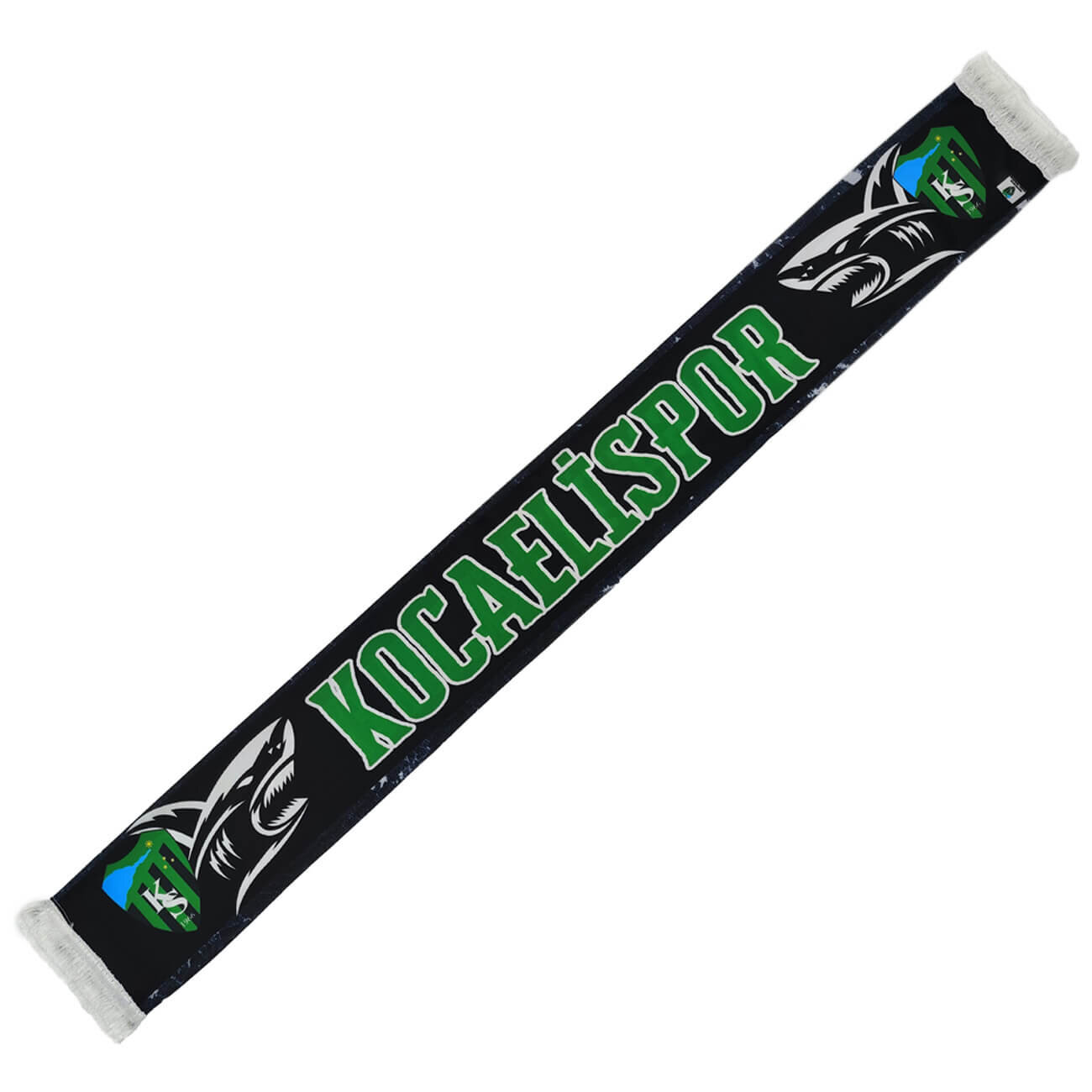 Kocaelispor Lisanslı Heryerdeyiz Şal Atkı Yeşil-Siyah - 2