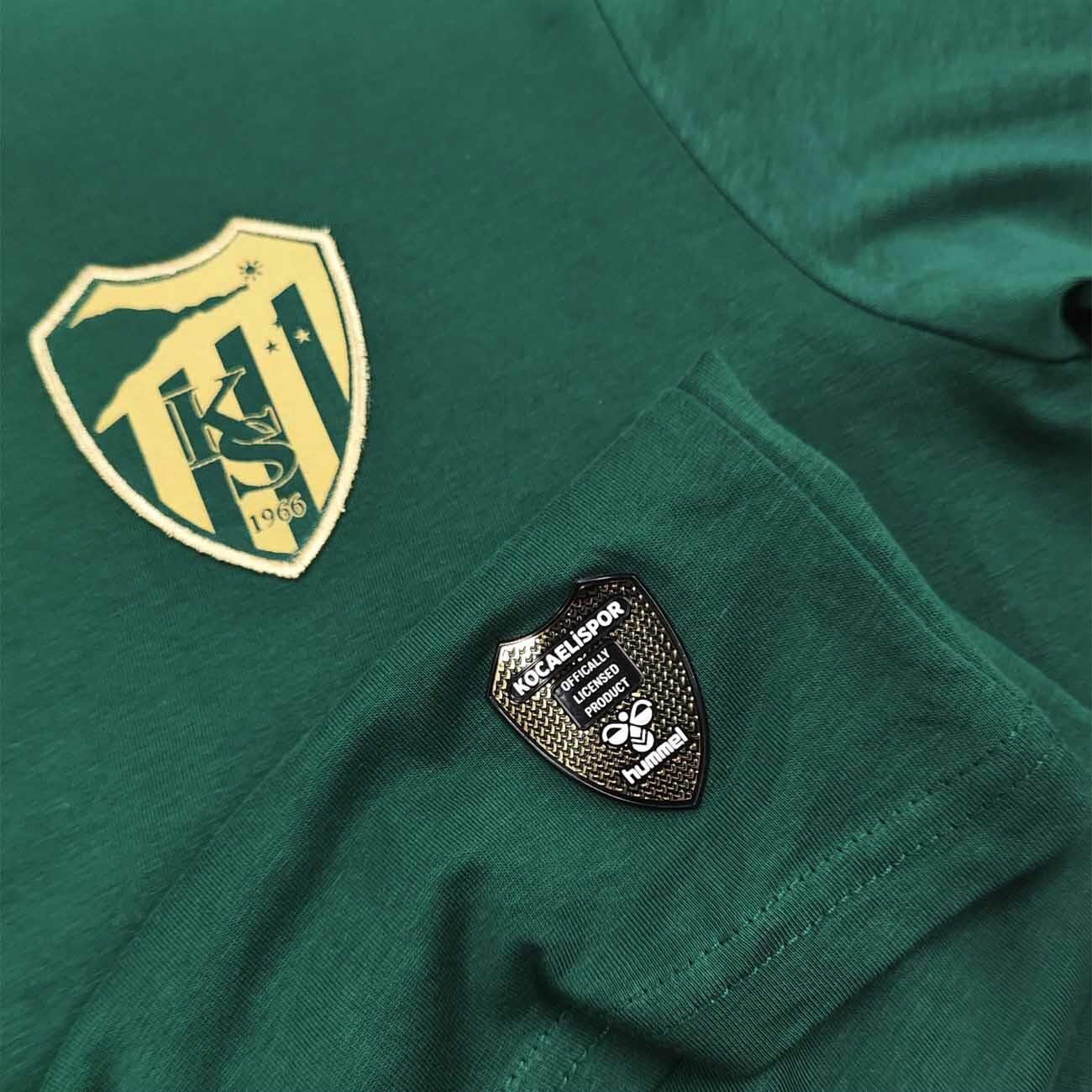 Kocaelispor Lisanslı Hml Çocuk Bisiklet Yaka T-Shirt Zümrüt - 5