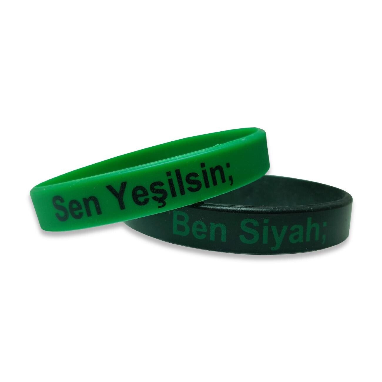 Kocaelispor Lisanslı Kalın Bileklik Yeşil-Siyah - 5