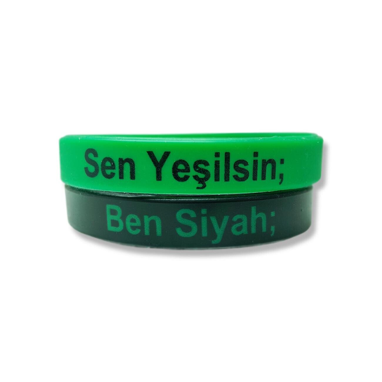 Kocaelispor Lisanslı Kalın Bileklik Yeşil-Siyah - 6