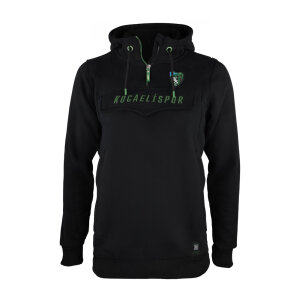 Kocaelispor Lisanslı Kanguru Sweatshirt Siyah - Kocaelispor